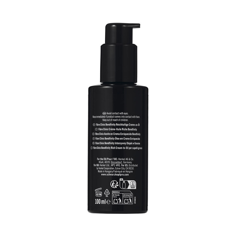 Fibre Clinix Aceite en Crema Intensivo Bondfinity 100ml